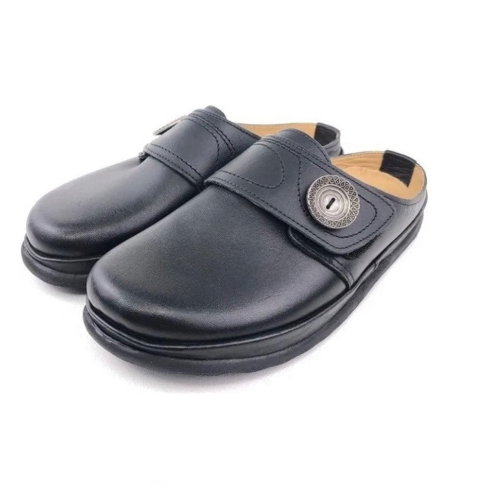 NWOT- Haflinger Charlotte Leather Clog - Picture 2 of 9